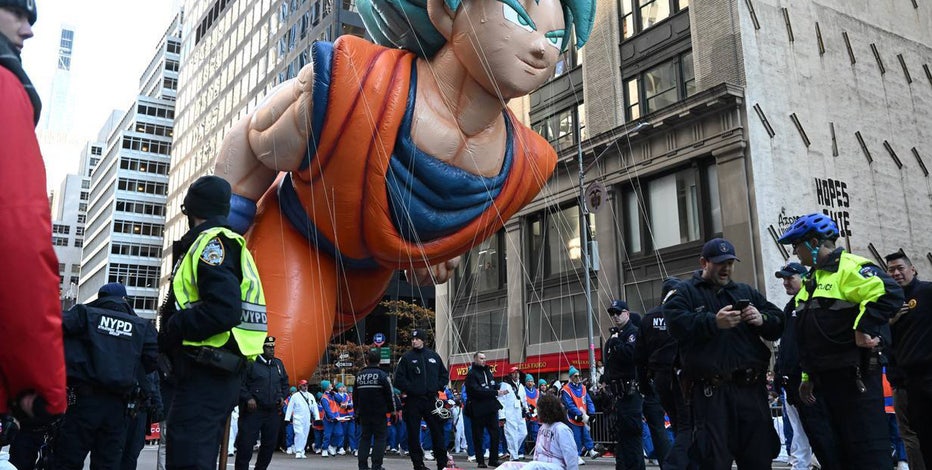 Protestors interrupt 2023 Macy's Thanksgiving Day parade