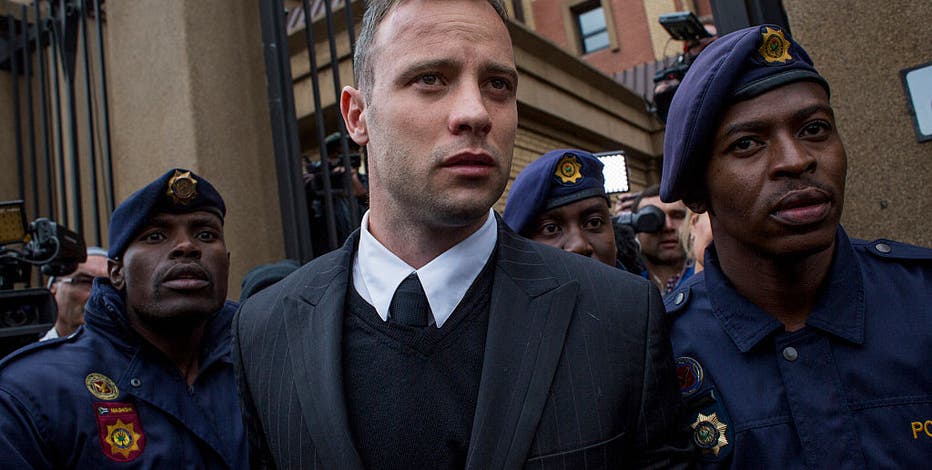 South African double-amputee Olympic runner Oscar Pistorius granted parole