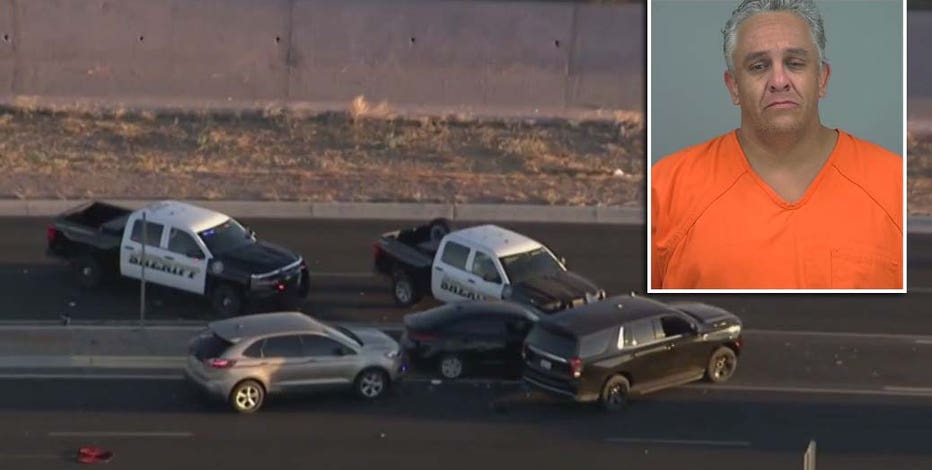 Domestic violence suspect in custody following pursuit: PCSO