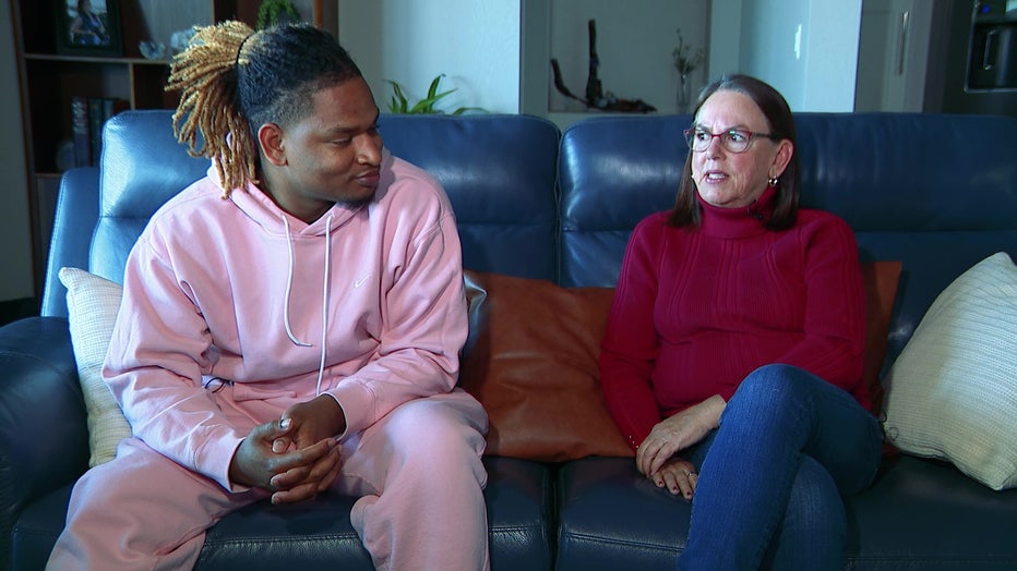 Jamal Hinton (left) and Wendy Dench (right)