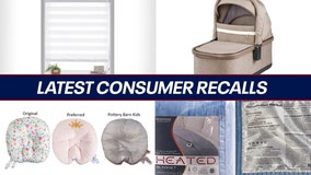 Latest consumer product recalls: Hair nets in protein bars; roller blinds; blankets; baby loungers; and more