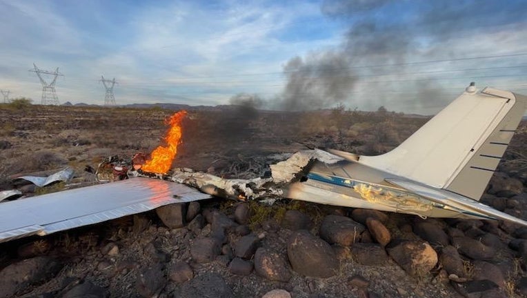 Plane crash claims pilot s life in Arizona after reporting engine