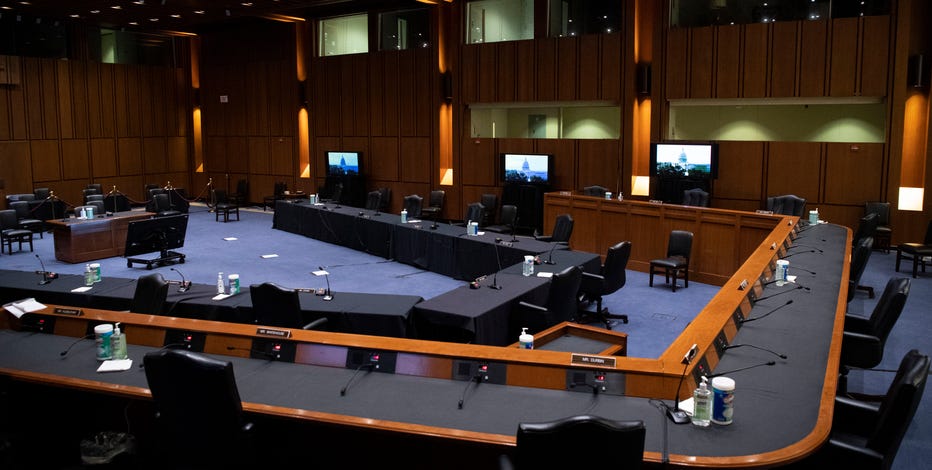 Senate aide dismissed after purported sex tape features Senate hearing room