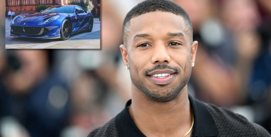 Michael B. Jordan crashes Ferrari in Hollywood