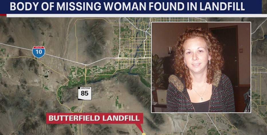 Body of missing Arizona woman found near landfill
