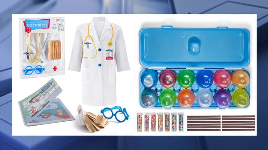 doctor playsets and slime eggs recalled