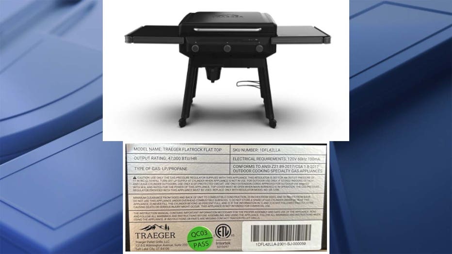 traeger grill recall