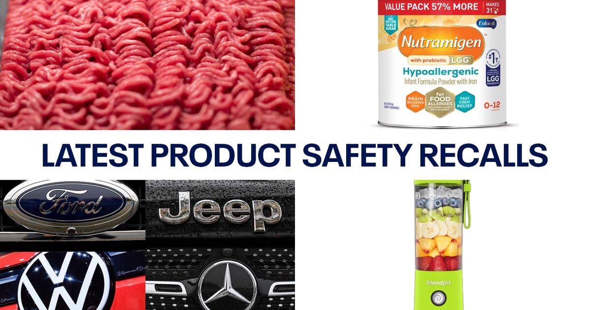 Latest consumer product recalls: E.coli in ground beef, baby formula ...