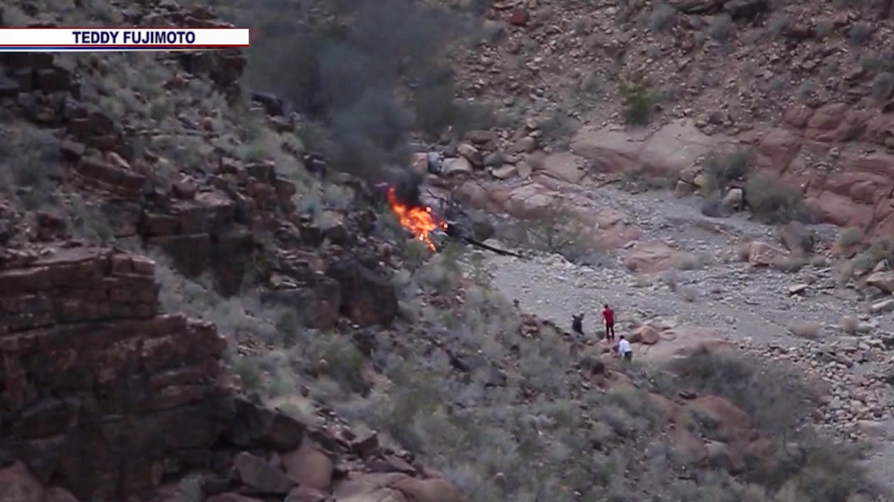 Grand Canyon helicopter crash Family of British tourist among 5 killed