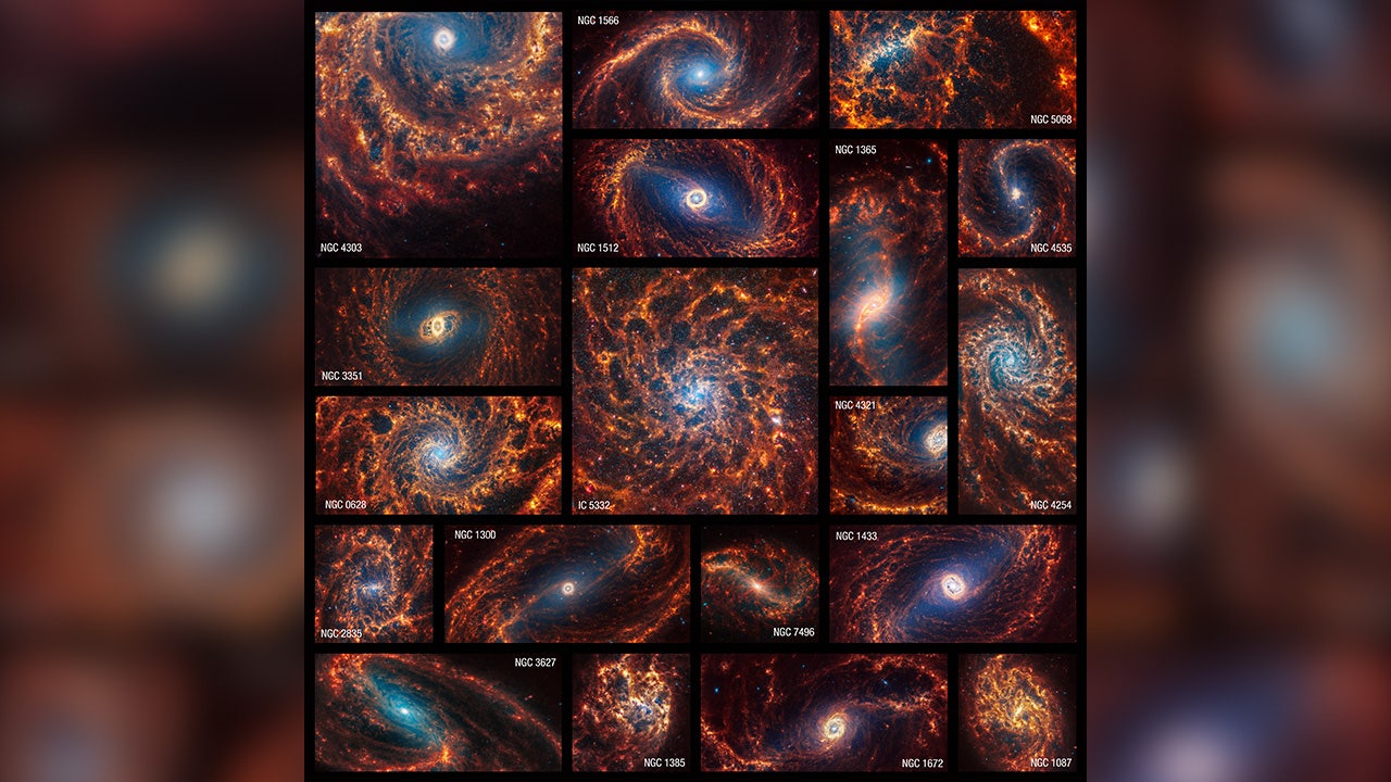 Telescope captures stunning images of not 1 but 19 spiral