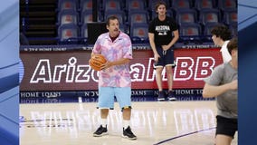 Adam Sandler plays pickup game before No. 10 Arizona faces Colorado