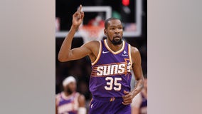 Kevin Durant scores 40 points, Suns hold off Pacers 117-110 for 5th straight victory