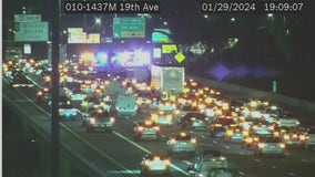 DPS trooper hospitalized following I-10 crash in downtown Phoenix