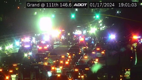 Motorcyclist, pedestrian hospitalized following El Mirage crash