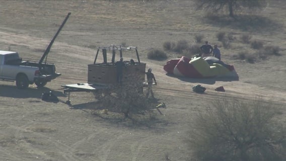 Eloy hot air balloon crash: Police identify victims, skydivers