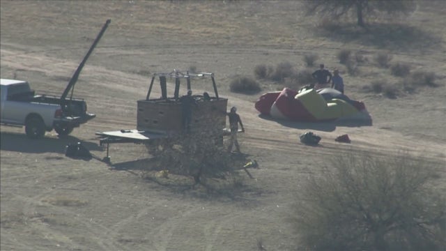 Eloy hot air balloon crash: Police identify victims, skydivers