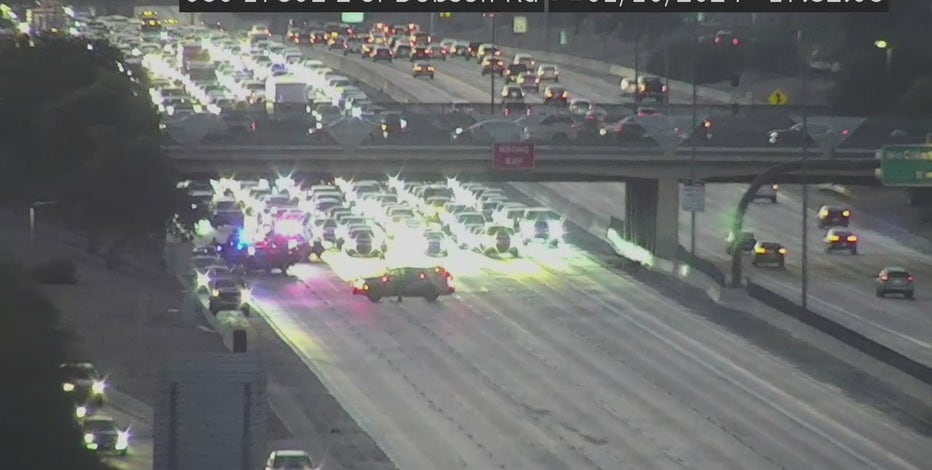 PD: Traffic stalls on US 60 as authorities followed car involved in robbery, carjacking