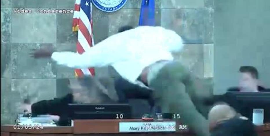Nevada judge attacked in court