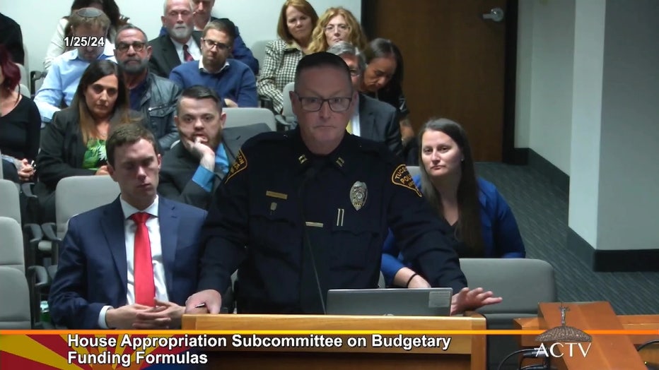 Cpt. Mickey Peterson with Tucson Police.