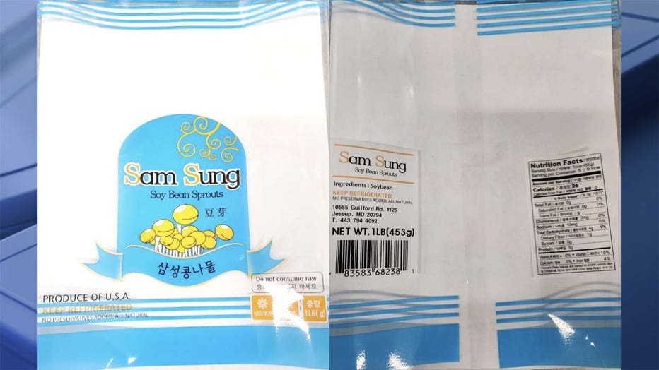 soybean sprouts recalled