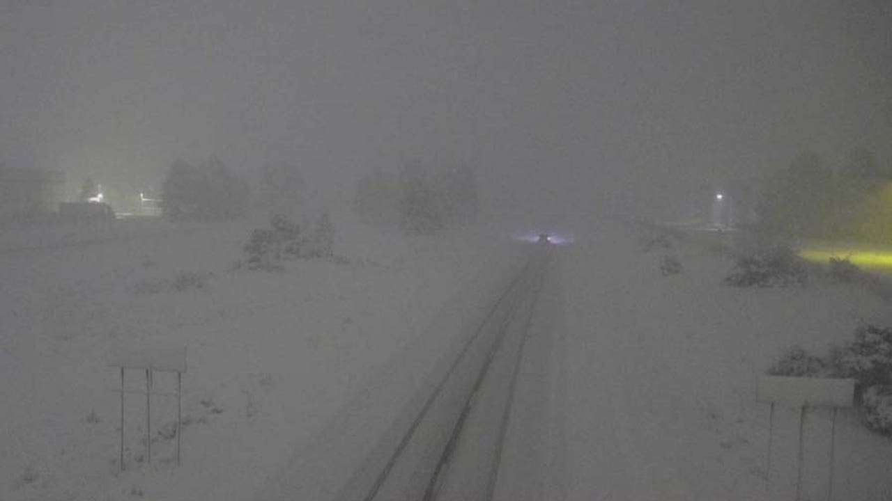 Latest winter storm brings rain, snow to Arizona; major highways closed