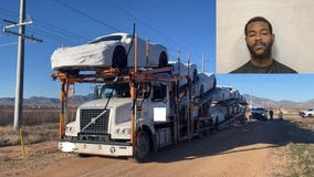 Man stole semi packed with Corvettes because he needed a ride home: sheriff
