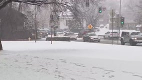 Snow in Flagstaff coming down hard during major winter storm