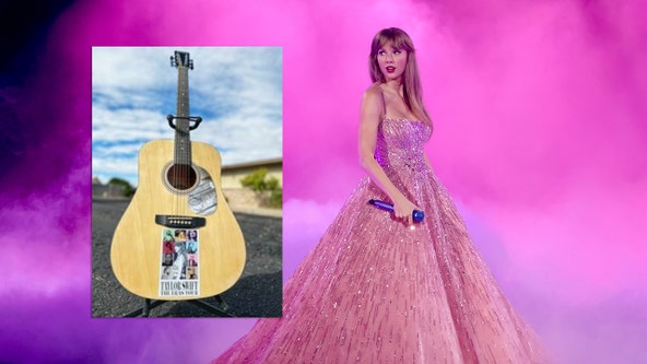 Taylor Swift Eras Tour signed guitar auctioned off to benefit Arizona children in foster care