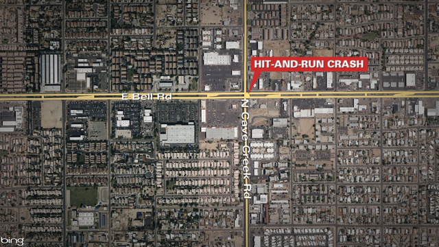 North Phoenix hit-and-run crash kills 43-year-old man, PD says