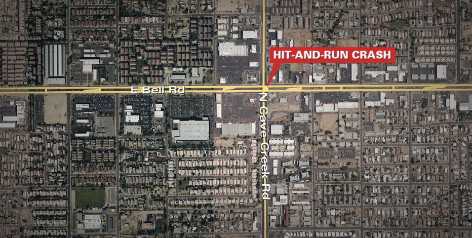 North Phoenix hit-and-run crash kills 43-year-old man, PD says