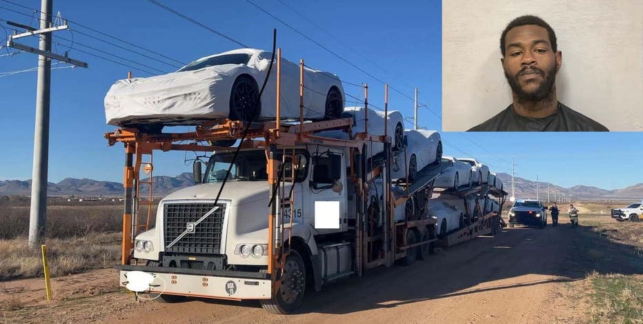Man stole semi packed with Corvettes because he needed a ride home: sheriff