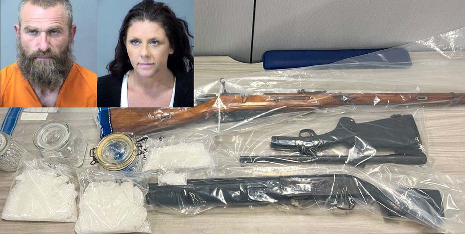 Human skulls, stolen vehicles, drugs and guns found at Mesa auto shop; 2 arrested