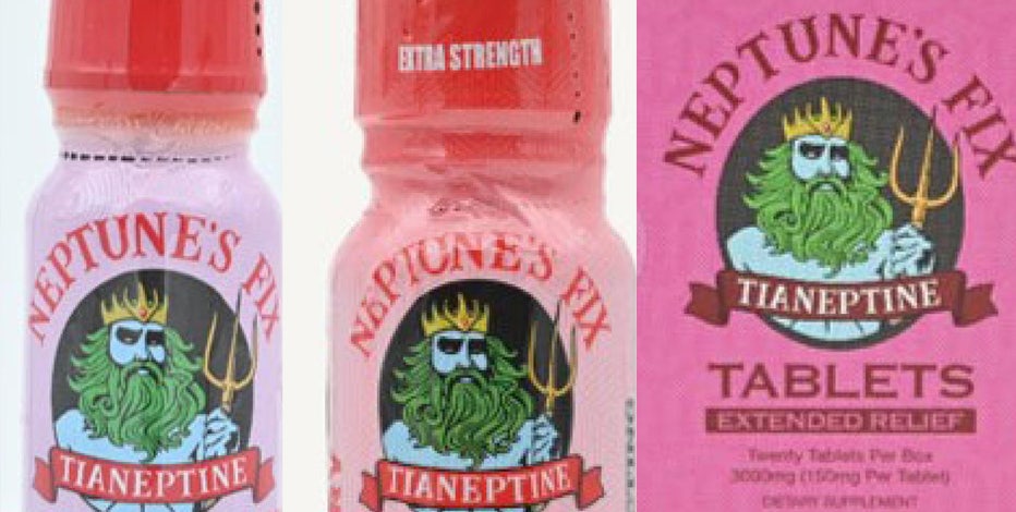 Neptune's Fix, tianeptine product, recalled over life-threatening overdose risks