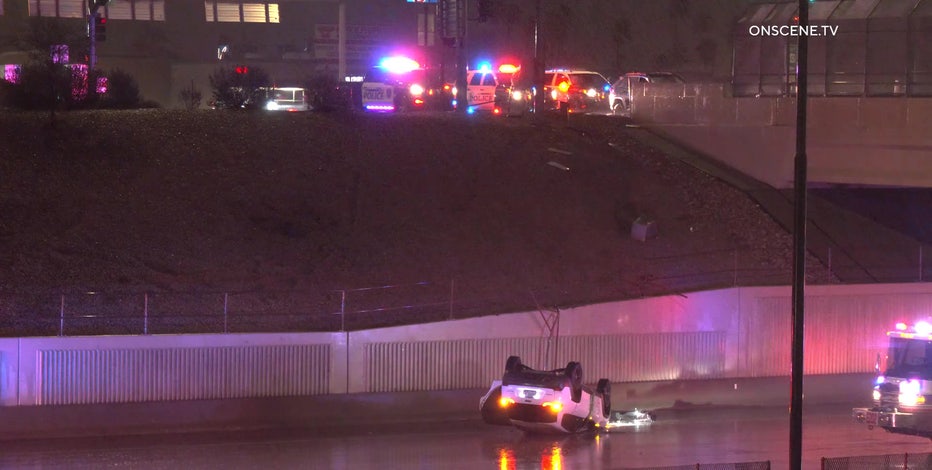 Chain of events on Mesa's US 60 ends in 2 arrested on suspicion of DUI