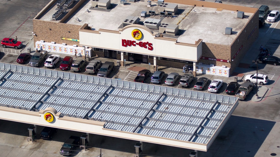 An aerial view shows a Buc-ees location in Texas (Photo by Smiley N. Pool/Houston Chronicle via Getty Images)