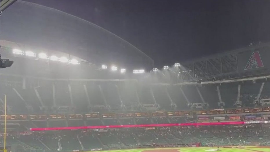 dbacks rain