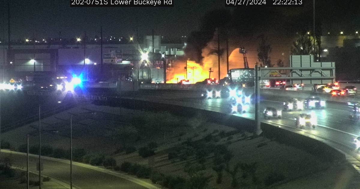 Fire causes massive response, delays on Loop 202 South Mountain Freeway ...