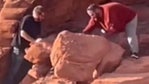 Men destroyed Lake Mead rock formations: NPS