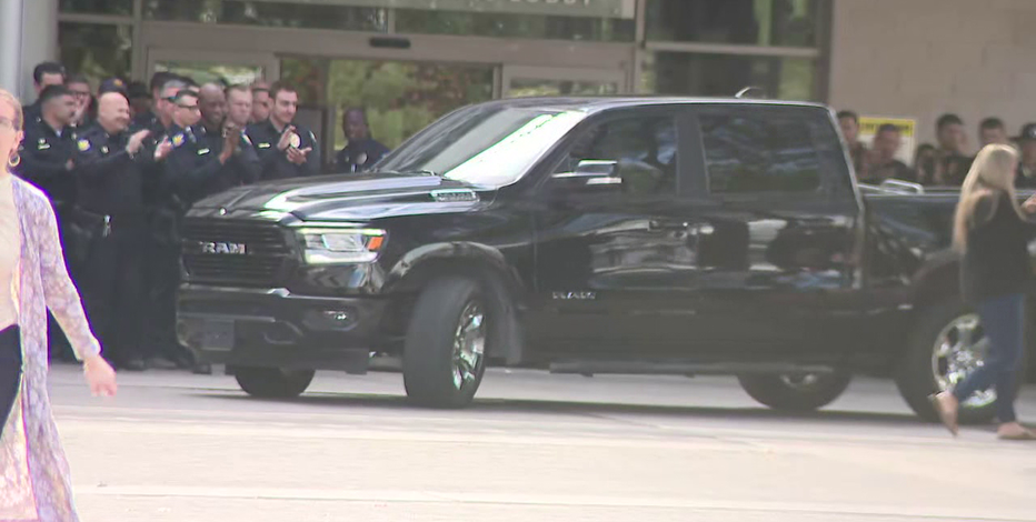 Phoenix officer shot multiple times in armed robbery released from hospital; search for suspects continue