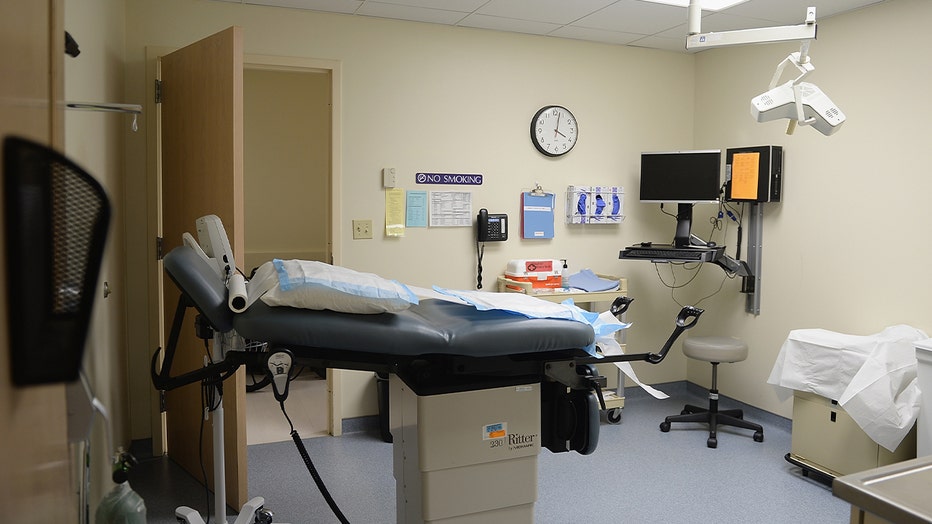 An exam room at a Planned Parenthood Reproductive Health Services Center (Photo by Michael B. Thomas/Getty Images)