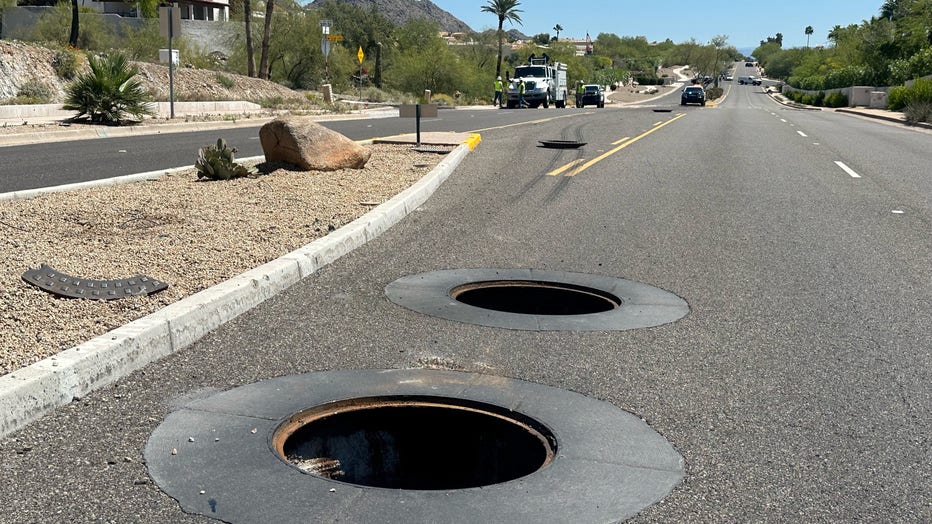 Man Hole Covers Explosion 1 (credit Phoenix FD)