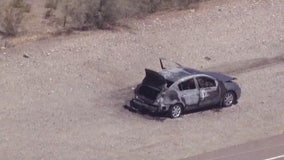 Body found in burned car in Goodyear