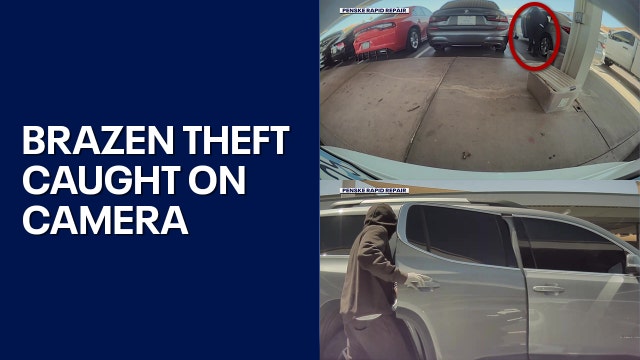 Parked Tesla captures thief stealing thousands of dollars from repair store manager's car