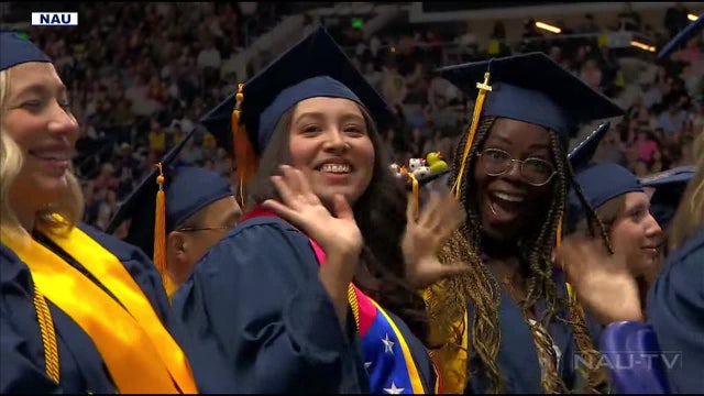 Commencement ceremonies at NAU kick off with inspirational speech from university president