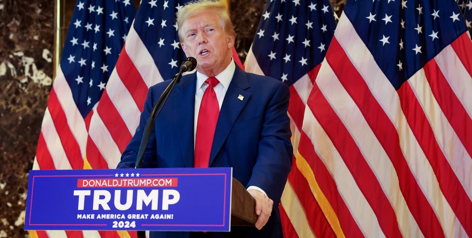 Trump speaks at press conference, falsely claiming 'trial was rigged'