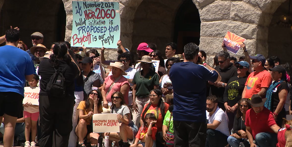 Rally against 'Secure the Border Act' at Arizona State Capitol