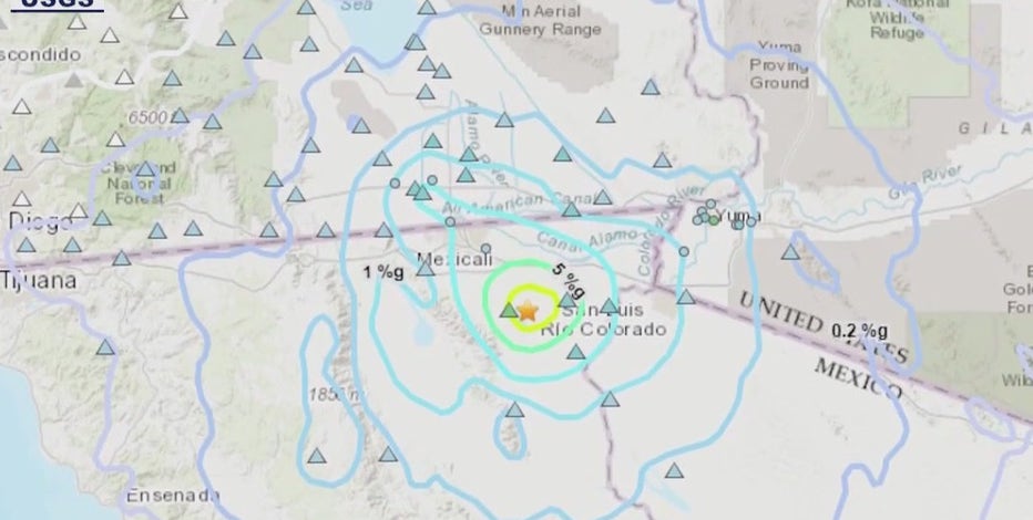 Southern Arizona feels earthquake that hit Mexico