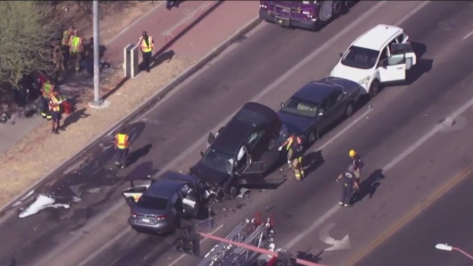 midtown phx pileup