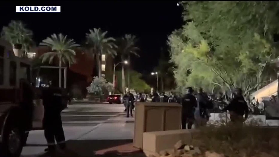 University of Arizona police forced to deploy 'chemical munitions' to ...