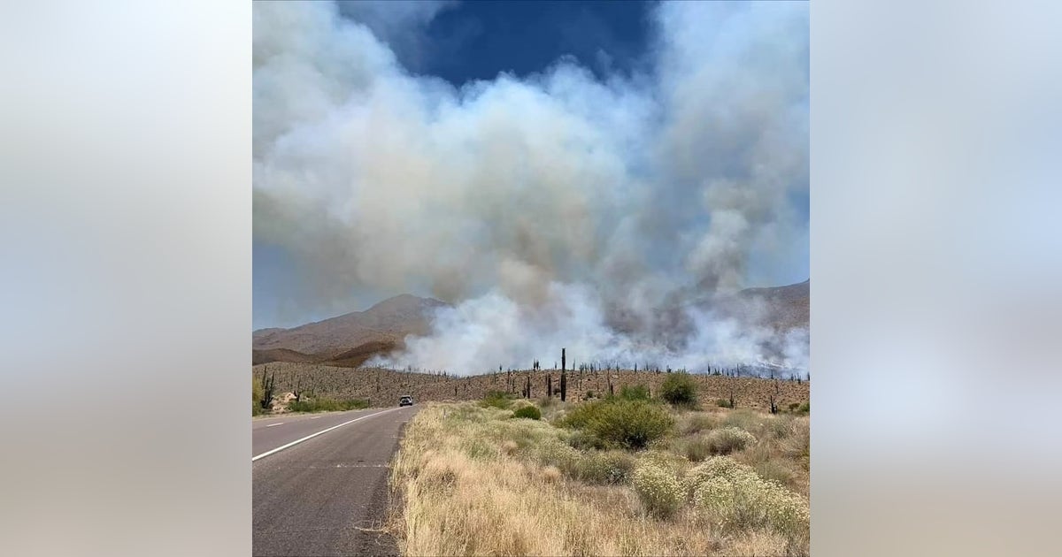 Spring Fire Sunday Spring Fire burning near Sunflower | FOX 10 Phoenix